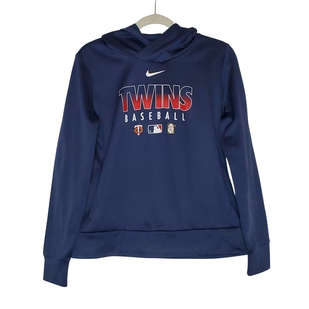 Nike Twins Navy Blue Baseball Hoodie